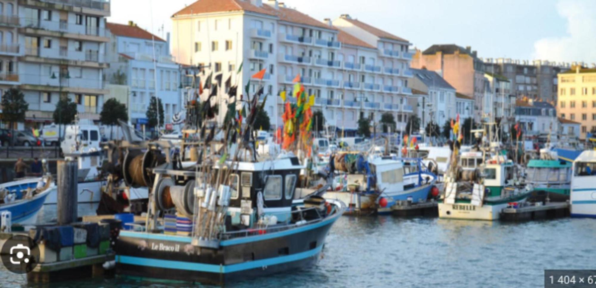 Pretty And Bright Studio With View On The Harbor Les Sables-dʼOlonne Esterno foto